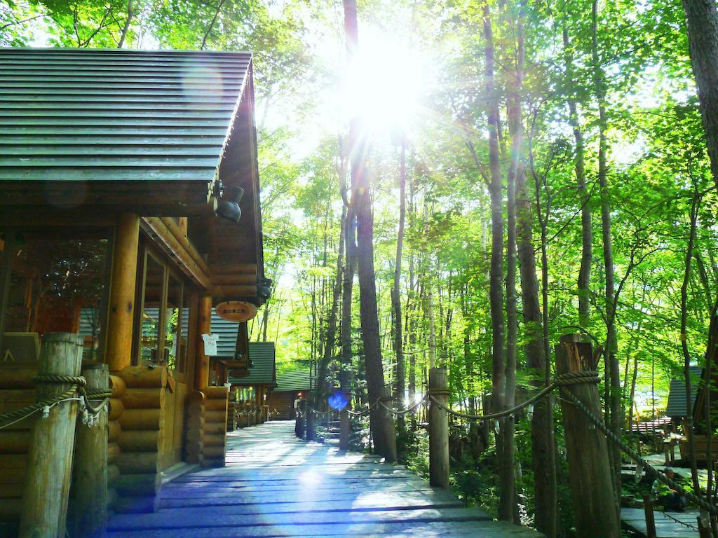 Shin Furano Prince Hotel Buitenkant foto The 108-step stairway to the shrine