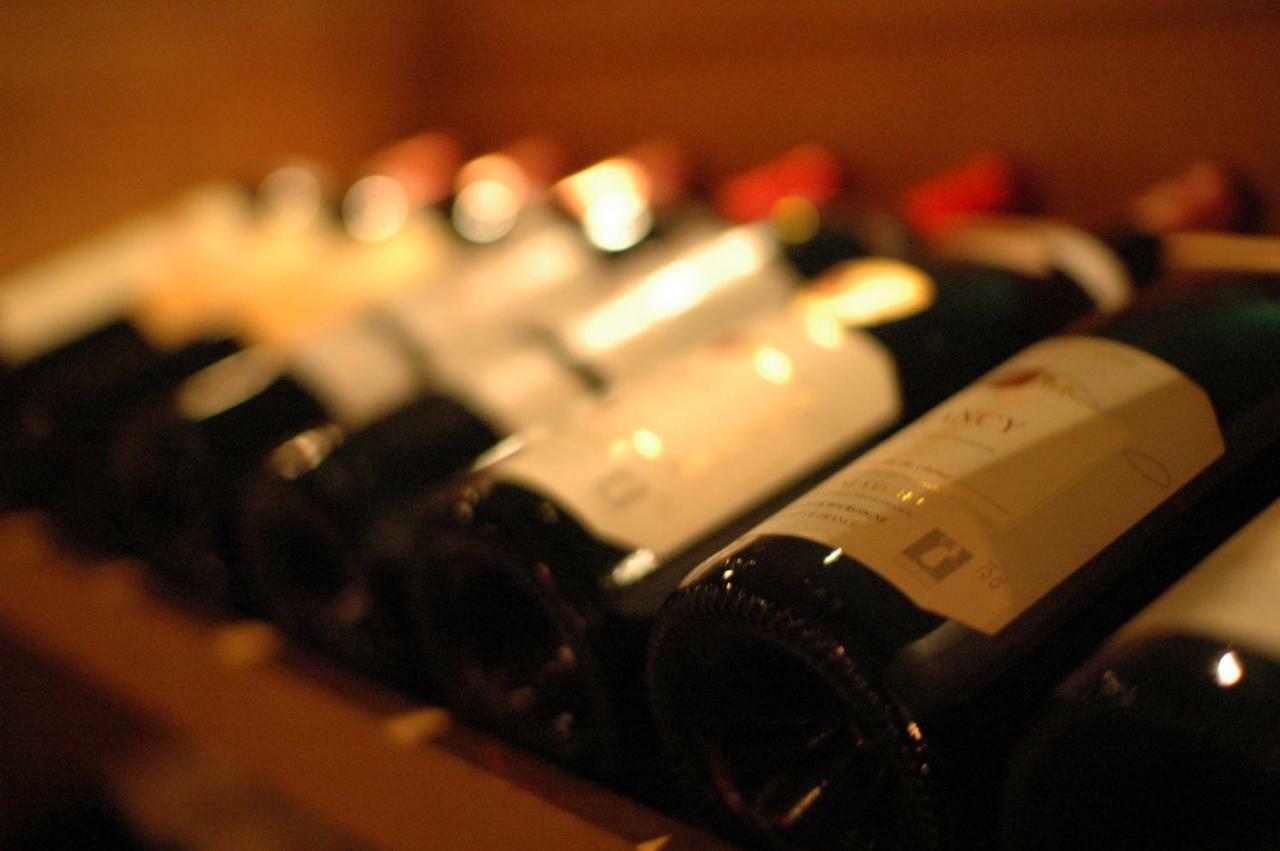 Shin Furano Prince Hotel Buitenkant foto Wine bottles in a wine rack